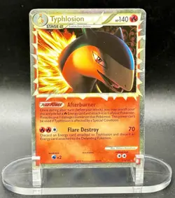 Typhlosion (Prime) 110/123 UR Pokemon HeartGold SoulSilver 2010 Holo LP - Image 2