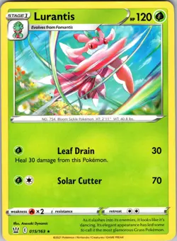 Lurantis 015/163 SWSH05: Battle Styles Pokemon TCG NM - Image 1