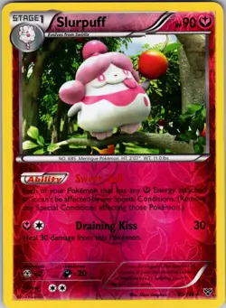 Slurpuff 95/146 XY Base Set Pokemon TCG LP-NM - Image 1