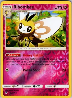 Ribombee 96/147 SM - Burning Shadows Pokemon TCG LP-NM - Image 1