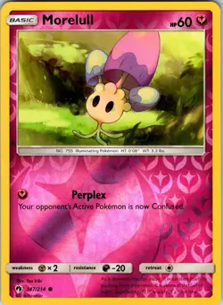 Morelull 147/214 SM - Lost Thunder Pokemon TCG NM Reverse Holo - Image 1