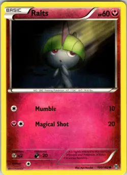 Ralts (100) 100/162 XY - BREAKthrough Pokemon TCG NM Normal - Image 1