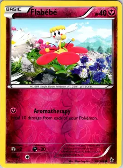 Flabebe (62) 62/106 XY - Flashfire Pokemon TCG NM Reverse Holo - Image 1