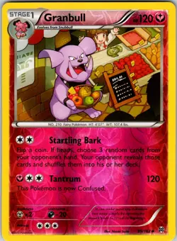 Granbull 99/162 XY - BREAKthrough Pokemon NM Reverse Holo - Image 1