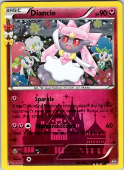 Diancie RC22/RC32 Generations: Radiant Collection Pokemon NM Holo - Image 1