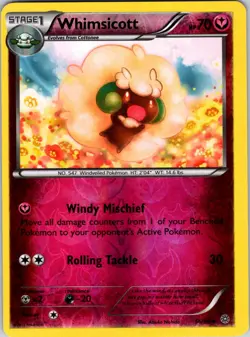Whimsicott 56/98 XY - Ancient Origins Pokemon NM/LP Reverse Holo - Image 1
