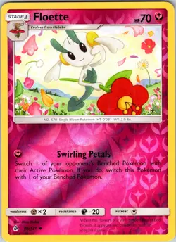 Floette 85/131 SM - Forbidden Light Pokemon NM/LP Reverse Holo - Image 1