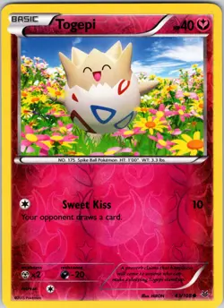 Togepi 43/108 XY - Roaring Skies Pokemon LP Reverse Holo - Image 1