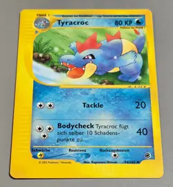 Tyracroc #74/165 Uncommon Expedition Basis-Set 2002 Pokemon DE Near Mint Vintage - Image 1