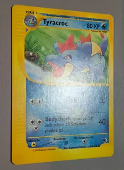 Tyracroc #74/165 Uncommon Expedition Basis-Set 2002 Pokemon DE Near Mint Vintage - Image 2
