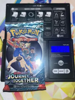 Heavy! Over 22.38 Gram Pokemon Journey Together Booster Pack Sealed - Image 1