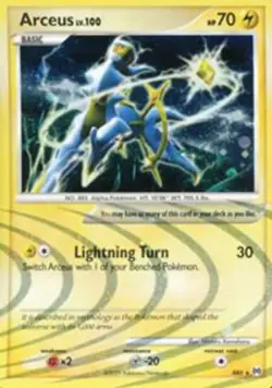 Heavily Played Arceus - AR6/9 - Holo Rare Pokemon Arceus - Image 1