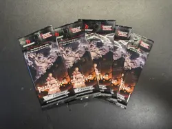 Lot of 5! Weiss Schwarz Attack On Titan Final Season TCG Booster Pack English - Image 1