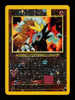 Entei 34/53 Reverse Holo WoTC Promo Pokemon Card - Image 1