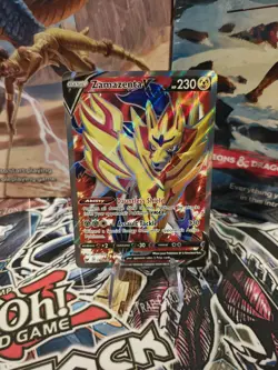 Zamazenta V 196/202 Sword & Shield NM Full Art Ultra Rare Pokemon Card - Image 1