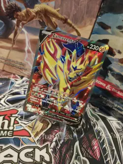 Zamazenta V 196/202 Sword & Shield NM Full Art Ultra Rare Pokemon Card - Image 5