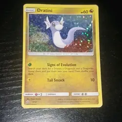 Pokemon Dratini 009/012 McDonald's 2018 Holo Promo Card Basic Dragon - Image 1