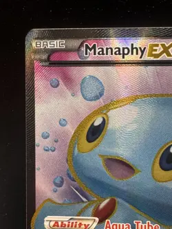 Pokemon TCG Manaphy EX Full Art Holo Ultra Rare Card 116/122 XY Breakpoint - Image 2