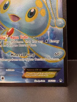 Pokemon TCG Manaphy EX Full Art Holo Ultra Rare Card 116/122 XY Breakpoint - Image 4
