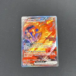 Pokemon TCG Team Rockets Moltres EX Destined Rivals Card 229/182 Stamped - Image 1
