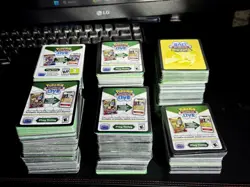 Pokemon Live TCG ONLINE 1200 NEW UNUSED Code Cards Mixed SWSH SV & ME Physical - Image 1