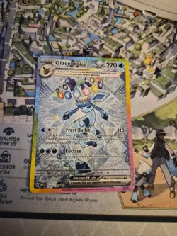 Pokemon TCG Glaceon EX Prismatic Evolutions Card 150/131 Sir - Image 1