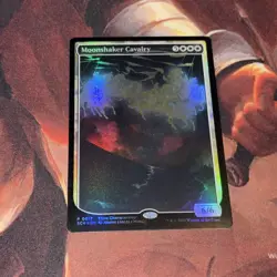 Moonshaker Cavalry X1 Mtg Store Championship Full Art Promo Nm Foil - Image 1