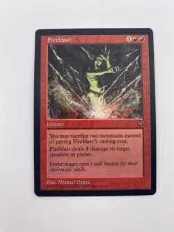 Fireblast - NM - Visions - Magic the Gathering - Image 1