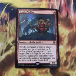 MTG Magic the Gathering Goblin Welder (35/76) DD Elves vs. Inventors LP FOIL #35 - Image 1