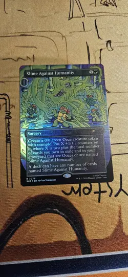 Slime Against Humanity Foil Secret Lair TMNT Superdrop MTG - Image 1