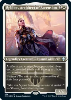 Rebbec, Architect of Ascension - Foil Etched NM, English MTG Commander Legends - Image 1