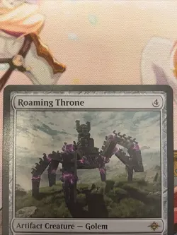 Roaming Throne Artifact Creature Golem Rare Ixalan Regular English 2023 Magic C… - Image 2