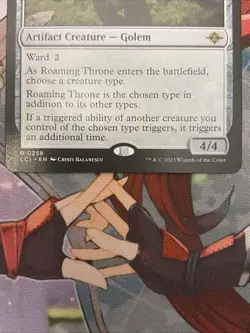 Roaming Throne Artifact Creature Golem Rare Ixalan Regular English 2023 Magic C… - Image 3