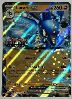 Lucario EX 051/131 (NM) Stamped Promo Scarlet & Violet: Prismatic Evolutions - Image 1