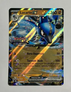 Lucario EX 051/131 (NM) Stamped Promo Scarlet & Violet: Prismatic Evolutions - Image 2
