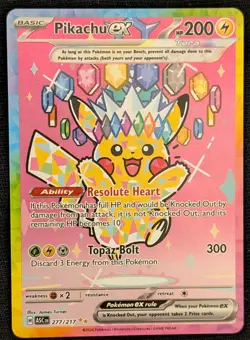 POKEMON - PIKACHU EX 277/217 | ME: ASCENDED HEROES | | NM - Image 1