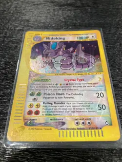 Pokemon TCG Nidoking Aquapolis 150/147 Holo 1st Edition Holo Rare - Image 3