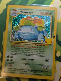 Venusaur 15/102 Pokemon Celebrations 25th Anniversary English Holo Rare - NM - Image 1
