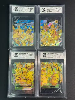 Pokemon TCG S-Chinese Pikachu V-UNION S-P 109-112 NM Holo 4PCS Z10+ - Image 1
