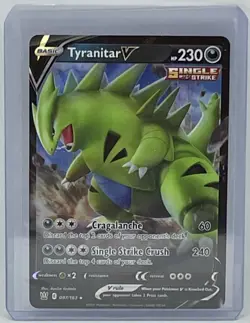Pokemon TCG - Tyranitar V 097/163 - Ultra Rare - SWSH Battle Styles [Near Mint] - Image 3