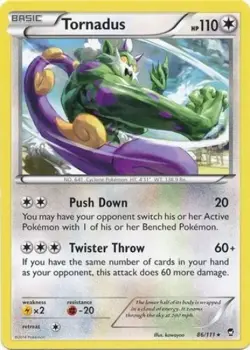Pokemon TCG - Tornadus - 86/111 - Rare - XY: Furious Fists [Lightly Played] - Image 1