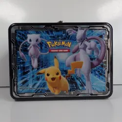 Pokemon TCG Armored Mewtwo Fall 2019 Collectors Chest Lunchbox Tin - NO CARDS - Image 1