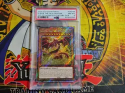 Yu-Gi-Oh! Slifer the Sky Dragon Alt Art Platinum Secret Rare PSA 8 MislabelU - Image 1