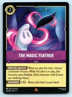 Disney Lorcana The Magic Feather Fabled Rare #64/204 NM - Image 1