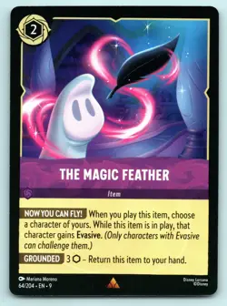 Disney Lorcana The Magic Feather Fabled Rare #64/204 NM - Image 1