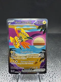 Pokemon TCG Tapu Koko EX Paradox Rift Holo Card 247/182 Sir NM Pack Fresh - Image 1