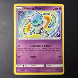 Pokemon TCG Shining Mew Holo Rare Card 40/73 Shining Legends (NM) - Image 1