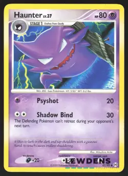 Haunter - 42/99 - Uncommon - Arceus - Pokemon Card - MP - Image 1