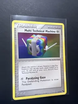 NM Pokemon (Non-Holo) MULTI TECHNICAL MACHINE 01 Card (POP SERIES 2) 9/17 PROMO - Image 1