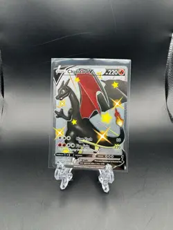 Shiny Charizard v Pokemon Champions Path Secret Rare Card 079/073 Mint Condition - Image 1